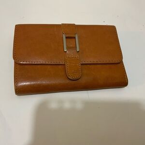 Wilsons Brown Leather Multi Pocket Coin Purse Wallet